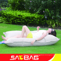 Large cozy bean bag cushion bed in outdoor